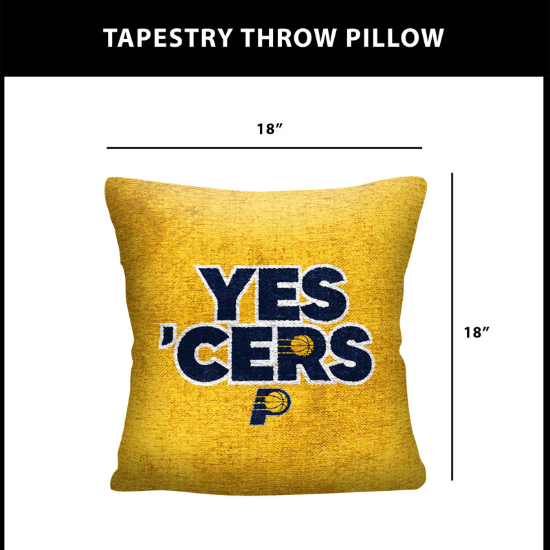 Coussin NBA Indiana Pacers Champs Hoopla, Bleu marine Indiana Pacers