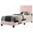Charming Pink Twin Bed