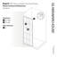 Esprit 32 in. x 78 in. French Monture Single Fixed Shower Panel