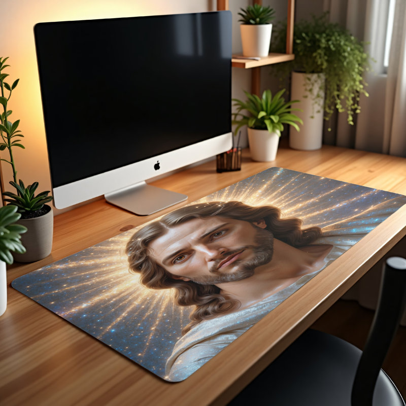 Polyester Desk Pad, 31.5x15.5