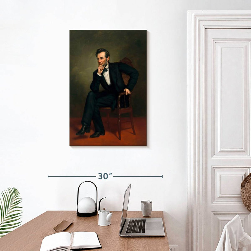 Keiri Abraham Lincoln Portrait, 30" H x 20" W