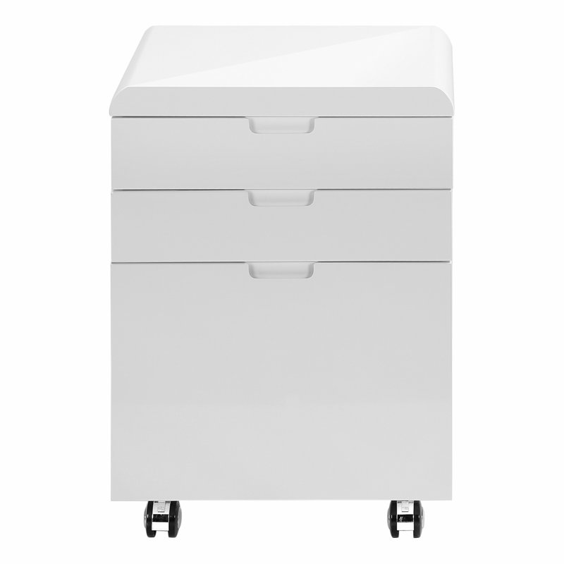 File Cabinet With Storage Drawers, Rolling Mobile Filing Cabinet For Office