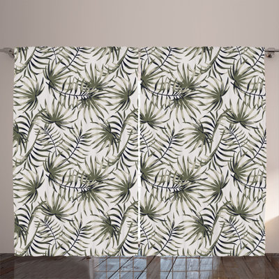 Semi Sheer Curtain Pair