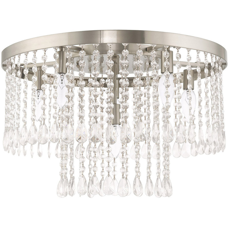 Plafonnier encastré en cristal Templos