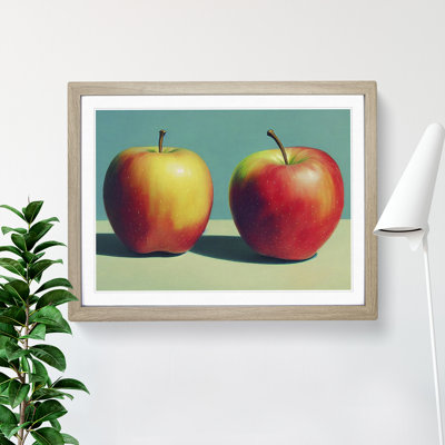 Two Apples Fruit Vol.2 - Framed Print