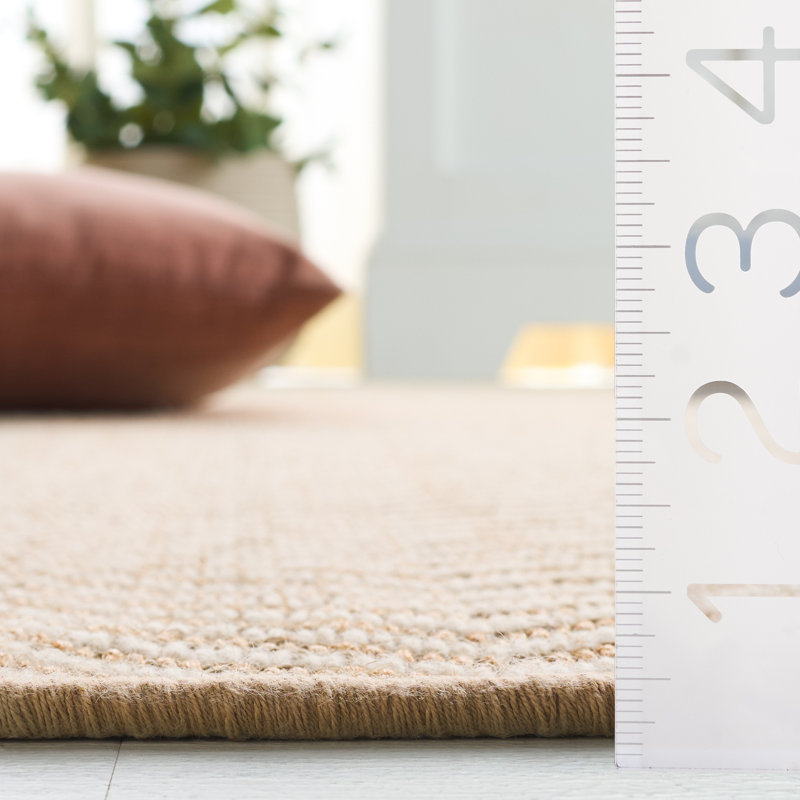 Palm Beach 330 70% Sisal; 20% Wool; 10% Latex Chevron Rug, Rectangle 2' x 3'