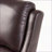 Recliners Mid-Century Modern Pushback Single Chair | Thick Cushion Tufted Burgundy Red PU | Birch Wood Legs