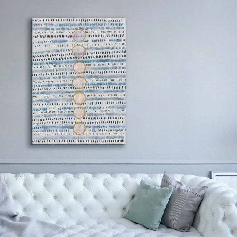 Toile épique Graffiti «Aligné» par Lori Arbel, 40 po x 54 po