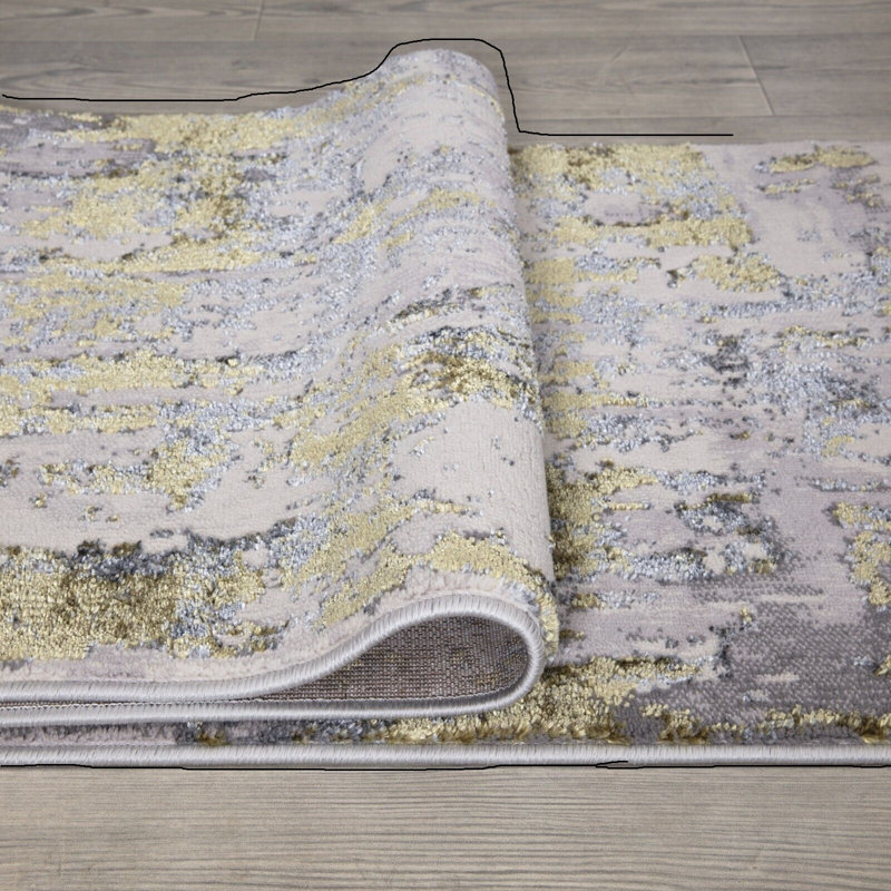 Maddin Abstract Area Rug, Runner 60 x 220cm