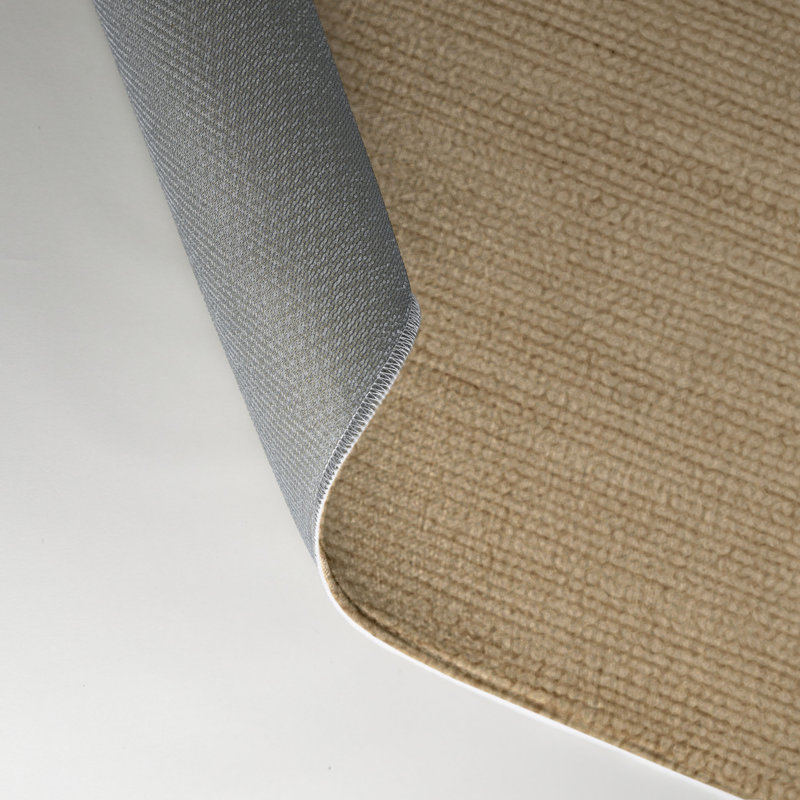 Tapis beige uni d'intérieur et d'extérieur