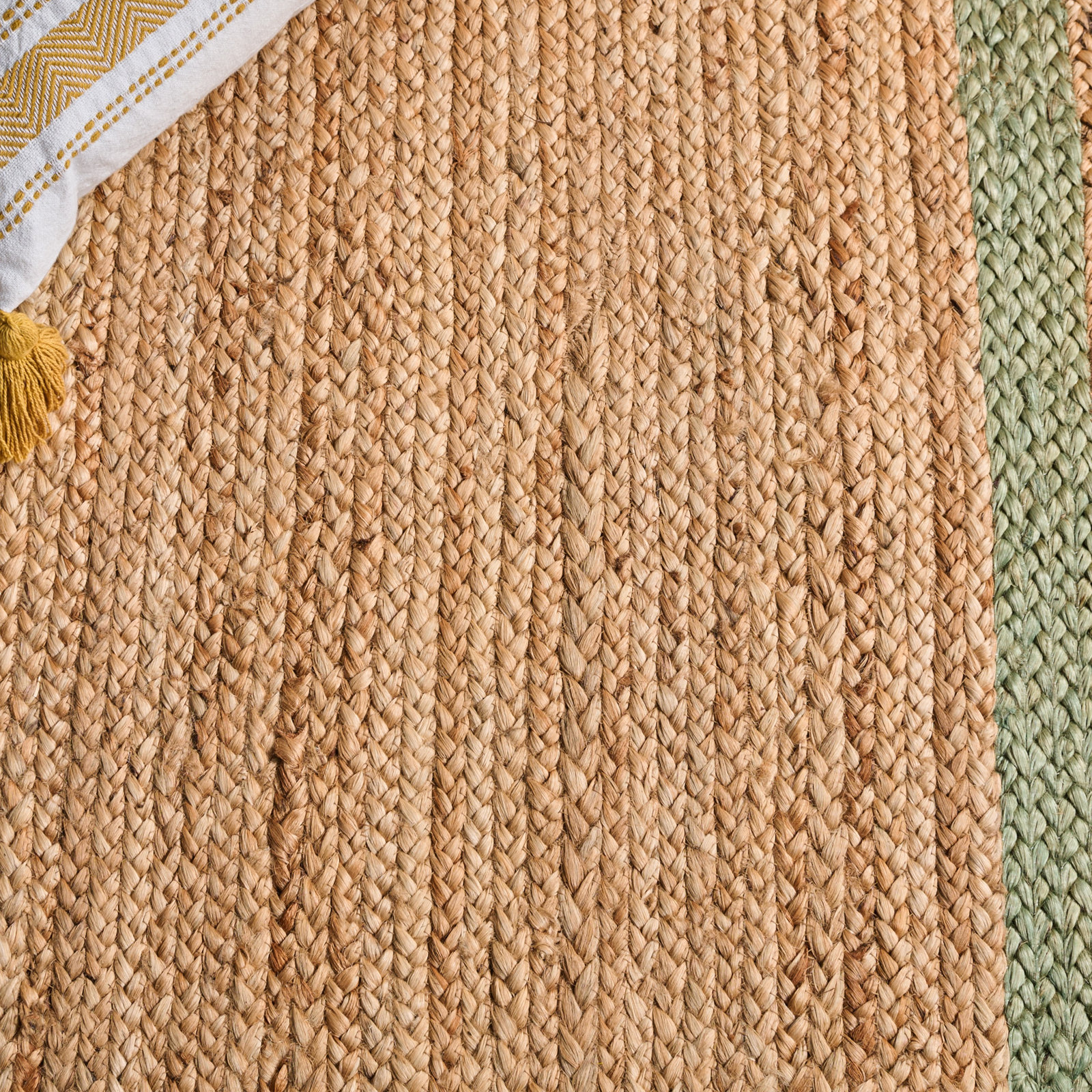 Inaki Hand-Woven Geometric Jute Rug, Rectangle 9' x 12'
