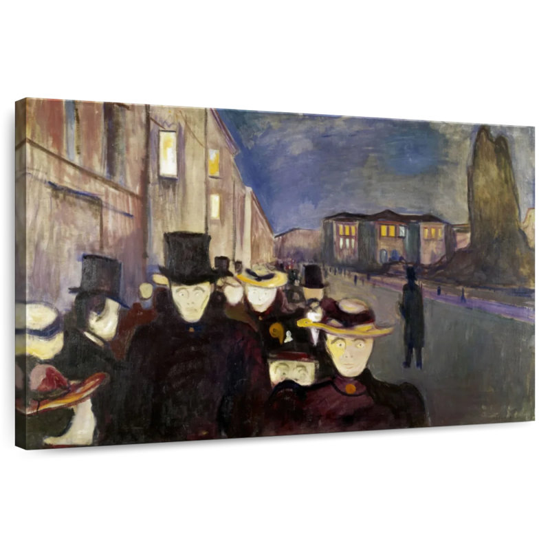 Soirée Avery sur la rue Karl Johan, H 16 po x l 24 po