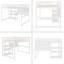 Lit mezzanine simple Jozey Kids-1938143056-1938143070