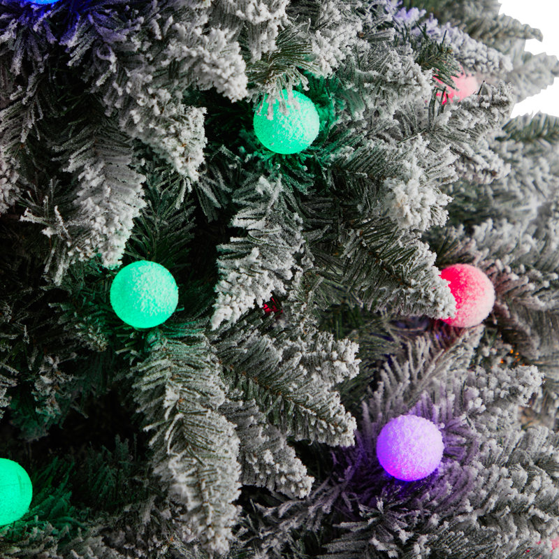 Lighted Artificial Christmas Tree, 8.5' H