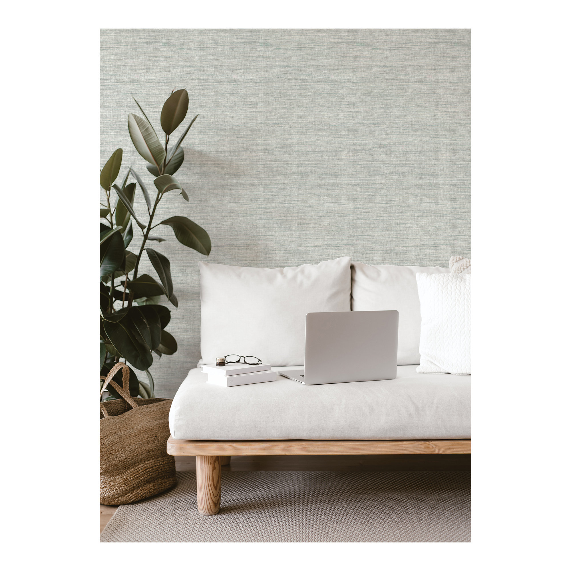 Clairville Wallpaper, Stone