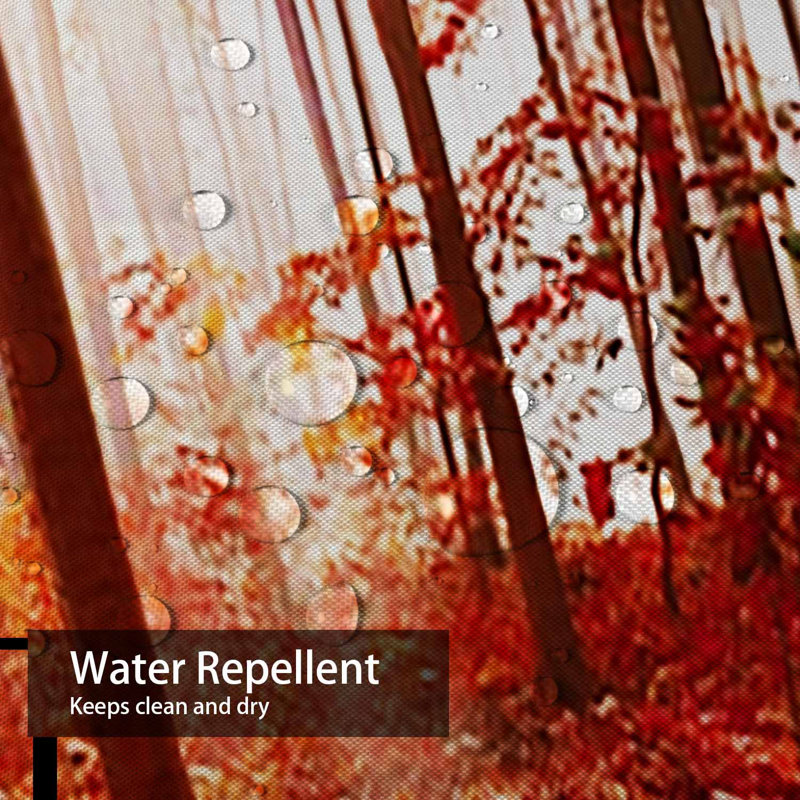 Rideau de douche Autumn Forest, L 72 po x l 78 po
