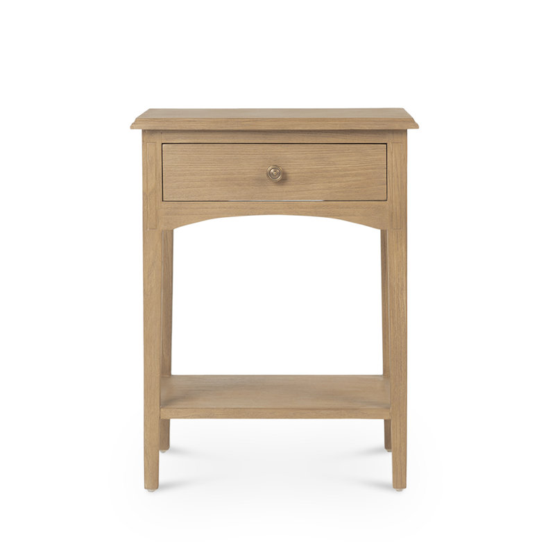 Durbin 50cm W Manufactured Wood Bedside Table