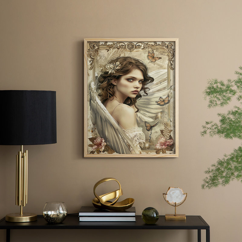 Reproduction encadrée WOMEN Series CECLV - bois massif, H 11 po x l 9 po
