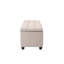 Banc de rangement rembourré en tissu Bacca-134365400