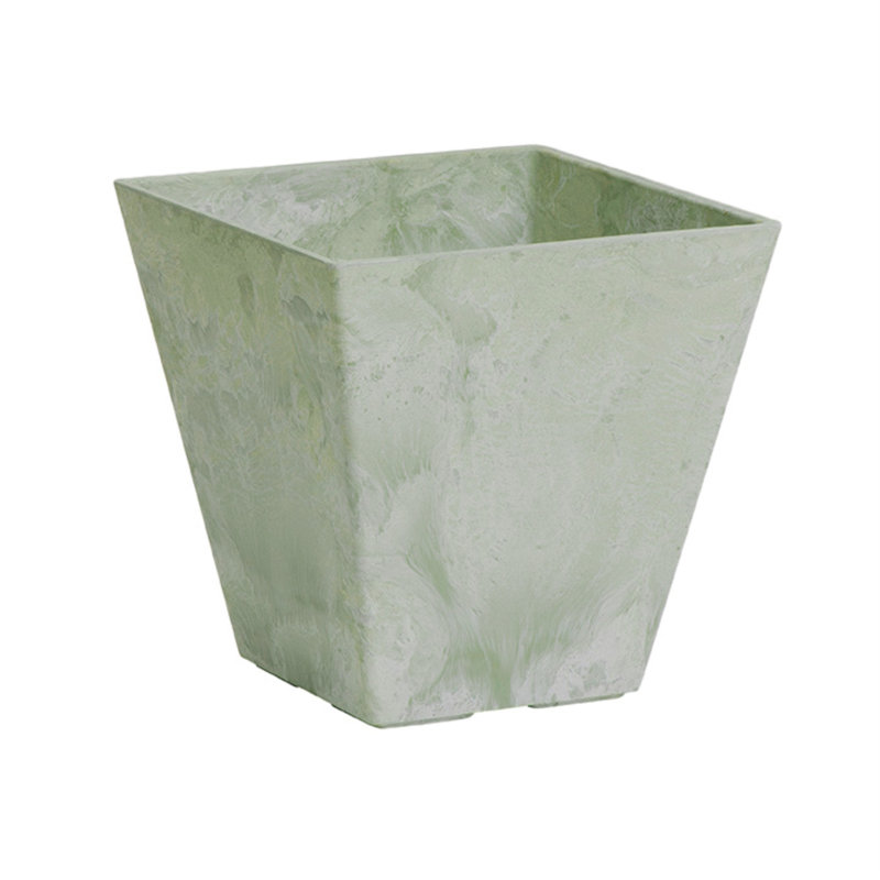 Alaunah Pot Planter, Light Green, 6.5" H x 4.5" W x 4.5" D