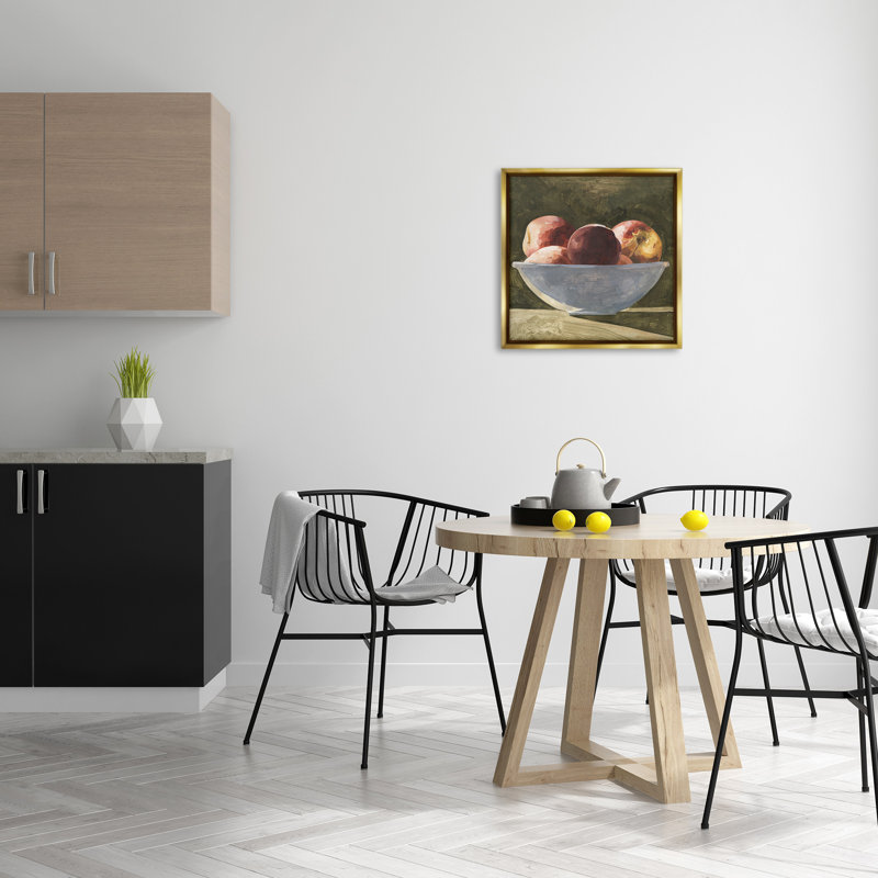 «Shadow Apples Still Life» par Emma Caroline sur, Or, H 25 po x l 25 po