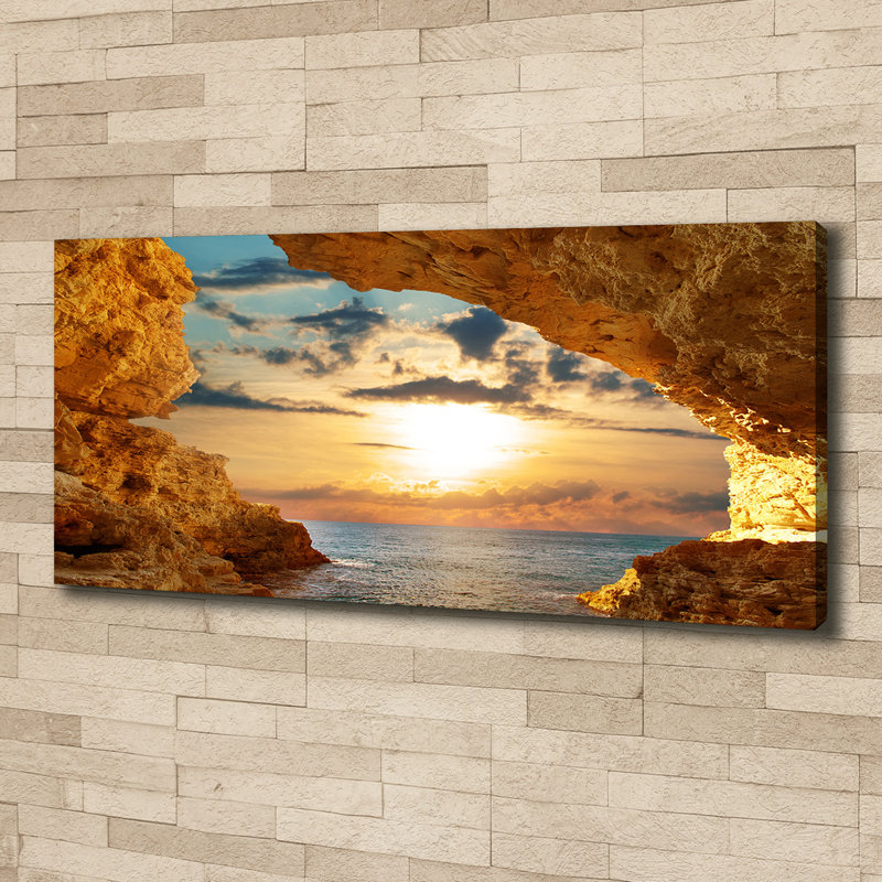 Grotto By The Sea - Wrapped Canvas Print