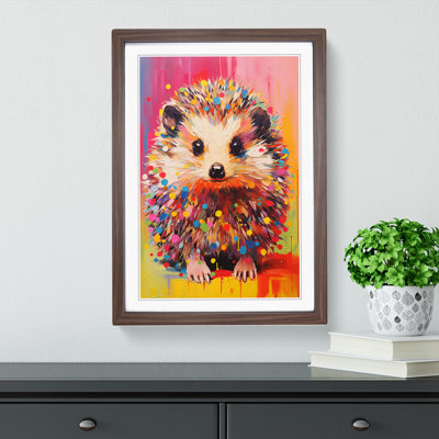 Hedgehog Pop No.2 - Framed Print