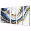 «Golden Silence Of Minimal arble Waterfall I» - art mural Silence - Art mural moderne sur toile-1980106285-1980106284