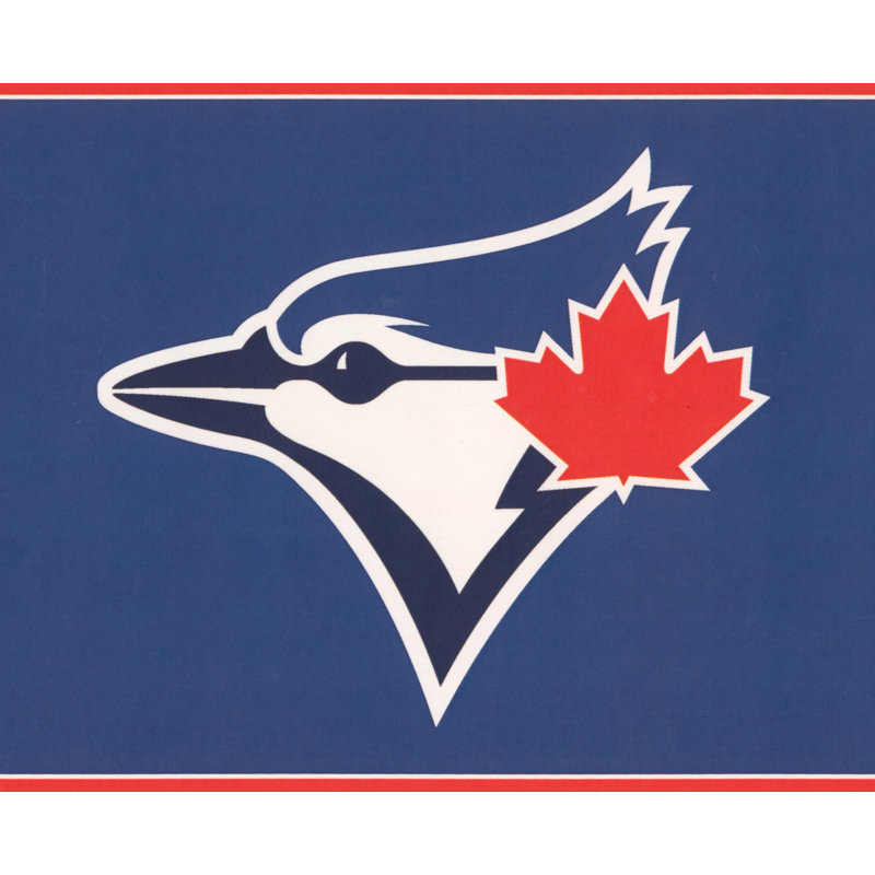 Bordure de papier peint L 15 pi x l 6 po MLB, Blue Jays de Toronto