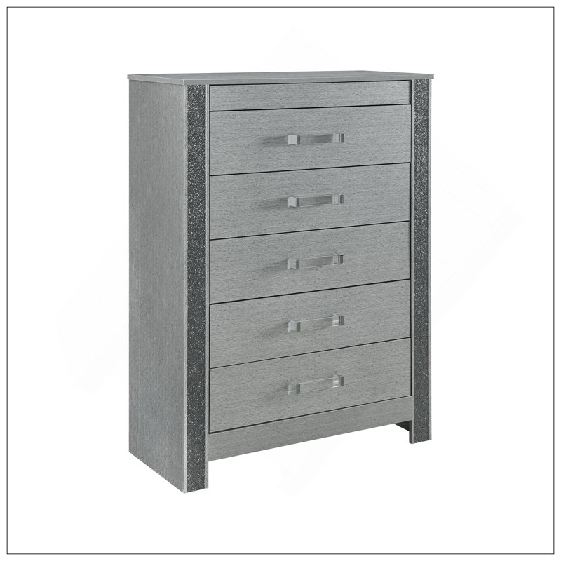 Commode argent Lorenzo