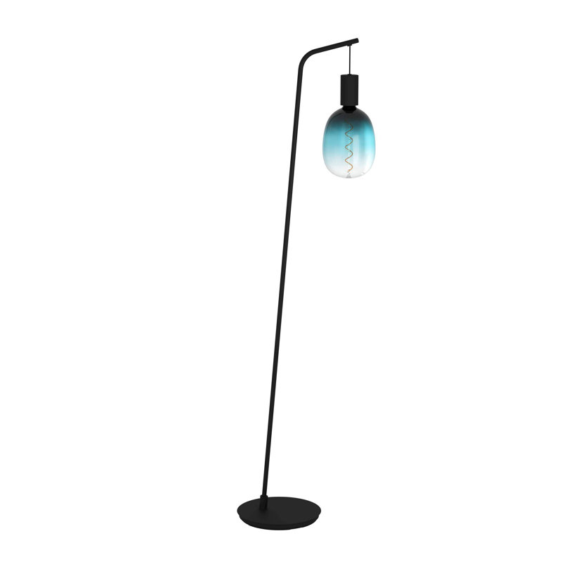 Madera 170cm Black Arched Floor Lamp