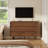 Angela Bedroom Dresser with 6 Drawer, Wood Walnut Modern Dresser, 47.2" W x 15.8" D x 30.7" H