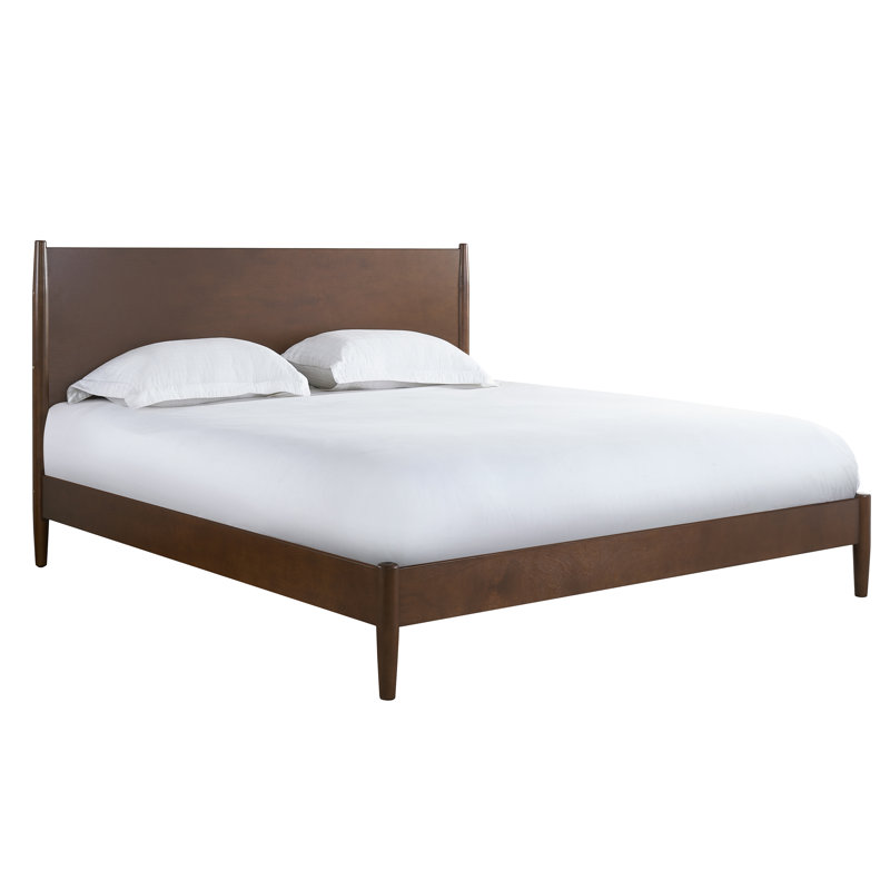 Stiles Platform Bed, King, Mahogany
