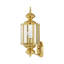 Lanterne murale d'extérieur en verre biseauté H 17,5 po Amberdawn-22669970