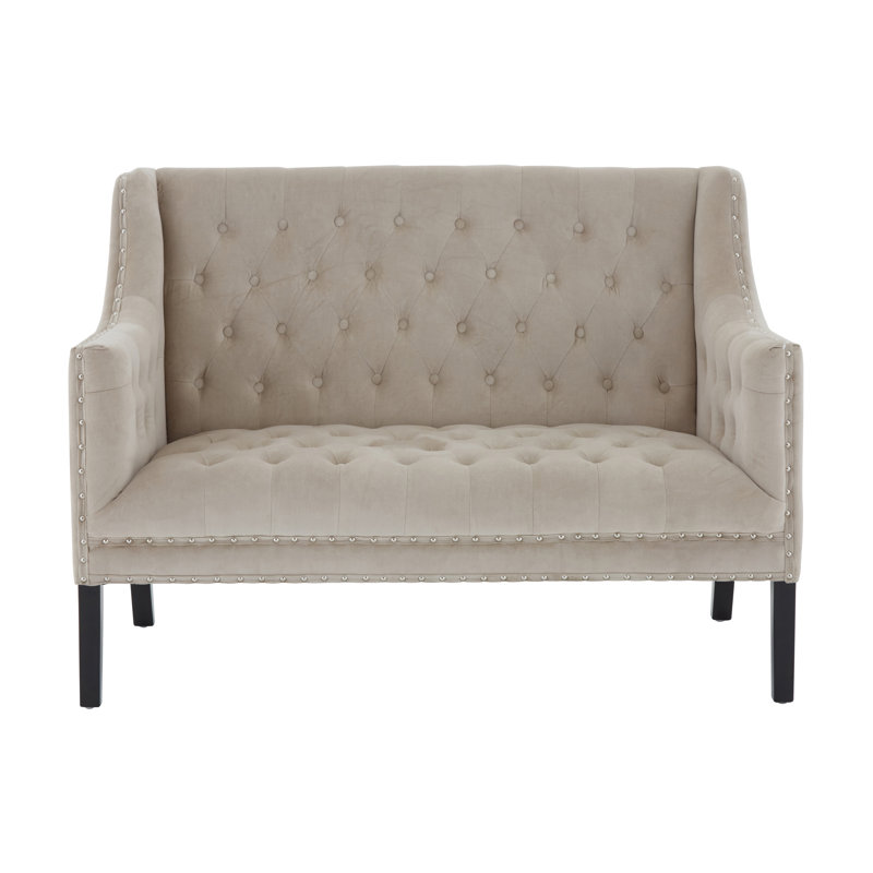 Almira Velvet Loveseat