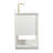 Felicity 36'' Single Bathroom Vanity with Engineered Marble Top-898097179