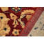 Tapis rouge / bleu / orange clair en laine noué à la main 8 pi 1 po x 9 pi 11 po Parise Oriental