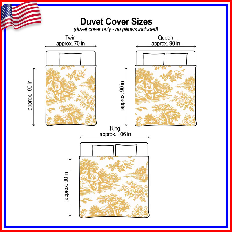 Housses de couette Golden Countryside, Twin