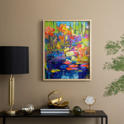 FLORAL Series DCXII Framed Print - Solid Wood