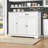 Bayview 33” Kitchen Pantry with 3 Doors, 1 Drawer, Refrigerator-Style Doors, Adjustable Shelves, Standalone Storage Cabinet, Solid and Engineered Wood, Multiple Finish Options-1439400652