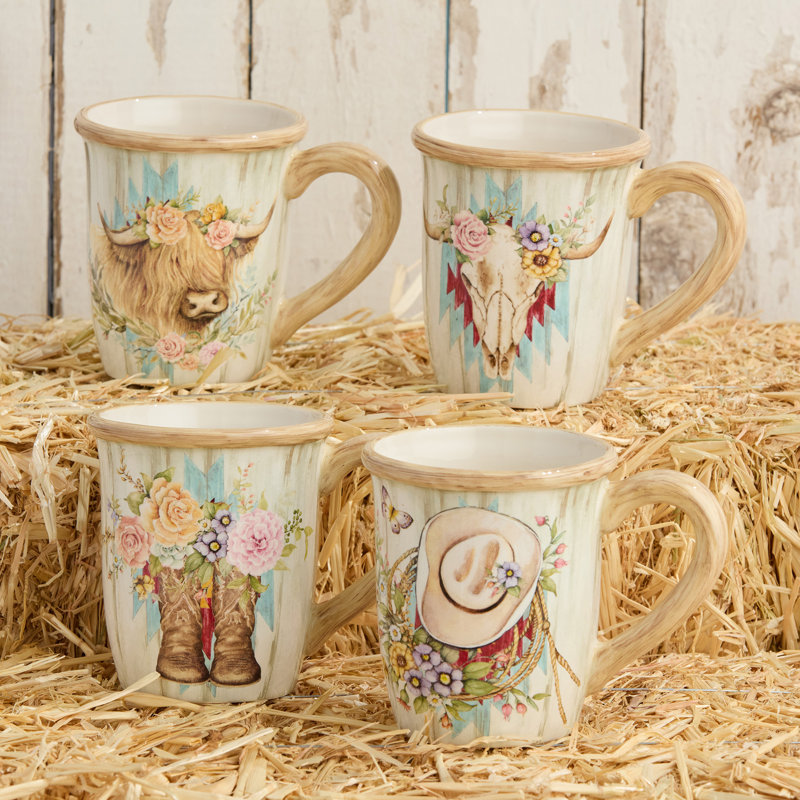 Ensemble de 4 tasses 14 oz. 4 pièces