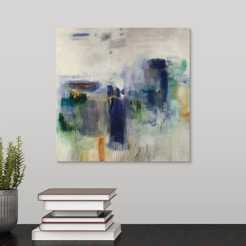 « stacking pierres », peinture sur toile, Toile tendue, H 12 po x l 12 po x P 1,25 po