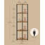 146.6cm H x 32cm W Steel Corner Bookcase-1489178212