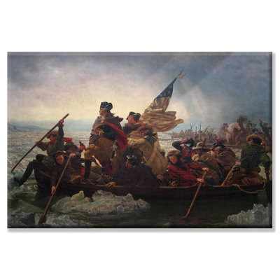 "washington crossing the delaware" , reproduction d’art sur toile tendue