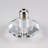 Octagon LED Solid Crystal-Style Glass Bulb, 3000K Warm White, E26/27 Medium Base Bulbs (Base not included)