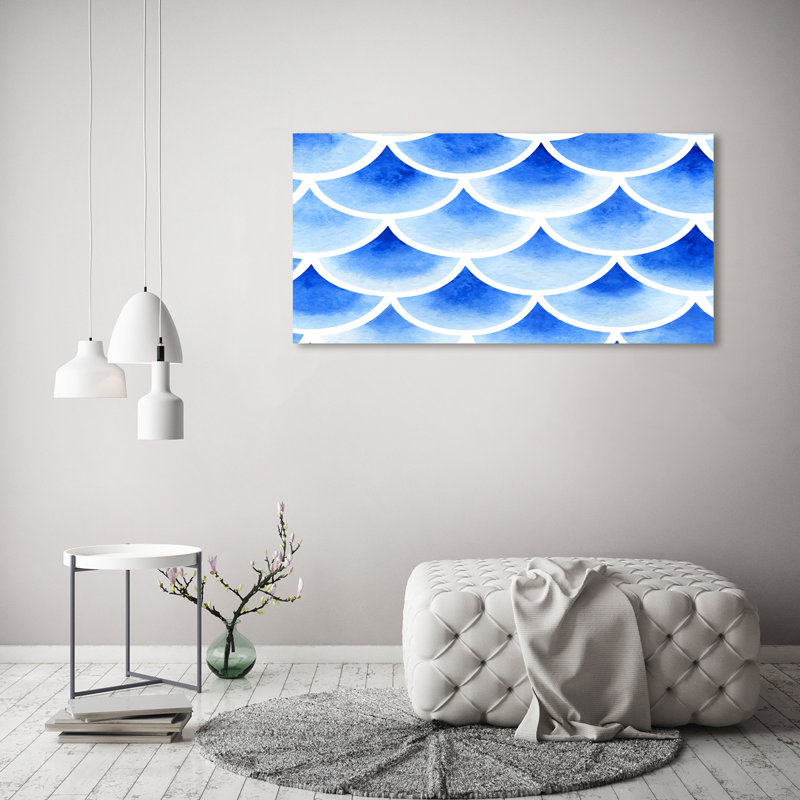 Fish Scales - Wrapped Canvas Print