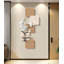 Décoration murale en bois inspirée par la nature avec un papillon décoratif pour le salon-2109625497-2109625499