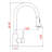 Stainless Steel Matte Black Kitchen Faucet With Pull Down & Soap Dispenser, 360 Rotatable Spout, Scratch Rust , 1.8Gpm Flow Rate Scratch-, Rust-,-1433302912