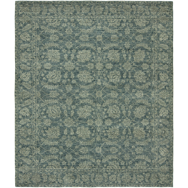 Tapis oriental bleu pierre Ashford, Rectangle 2 pi x 3 pi