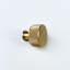 Knurled 1-3/16" Round Knob